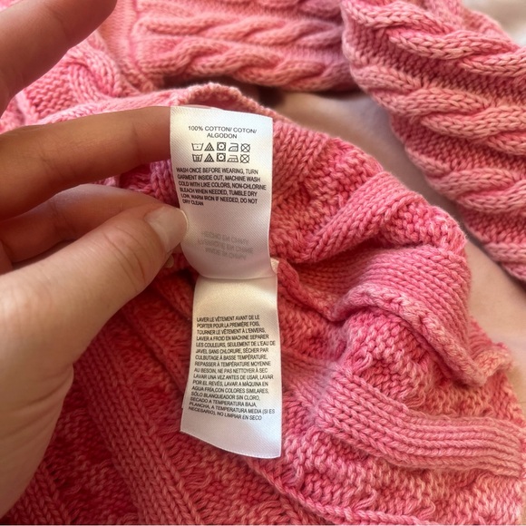 Lucky Brand cropped pink sweater - Picture 8 of 8